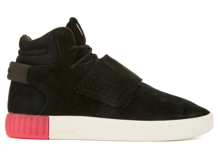 adidas Tubular Invader Strap Core Black Shock Pink (W)