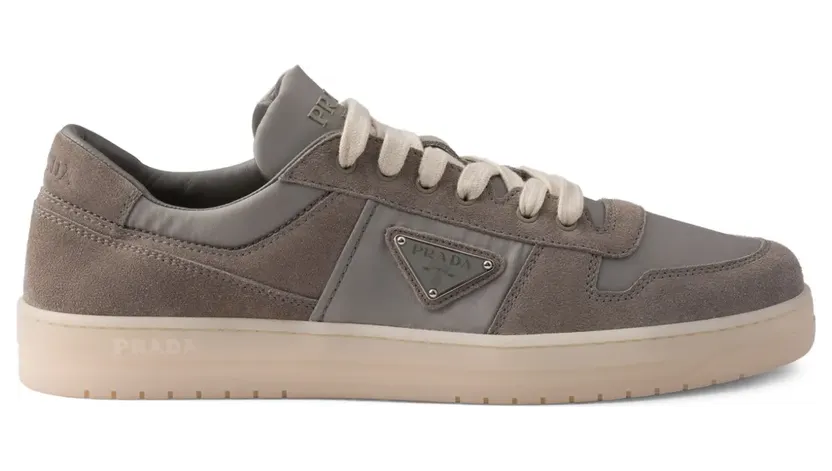 Prada Downtown Sneakers mit Einsätzen – Blau (2EE364FD002D7R)