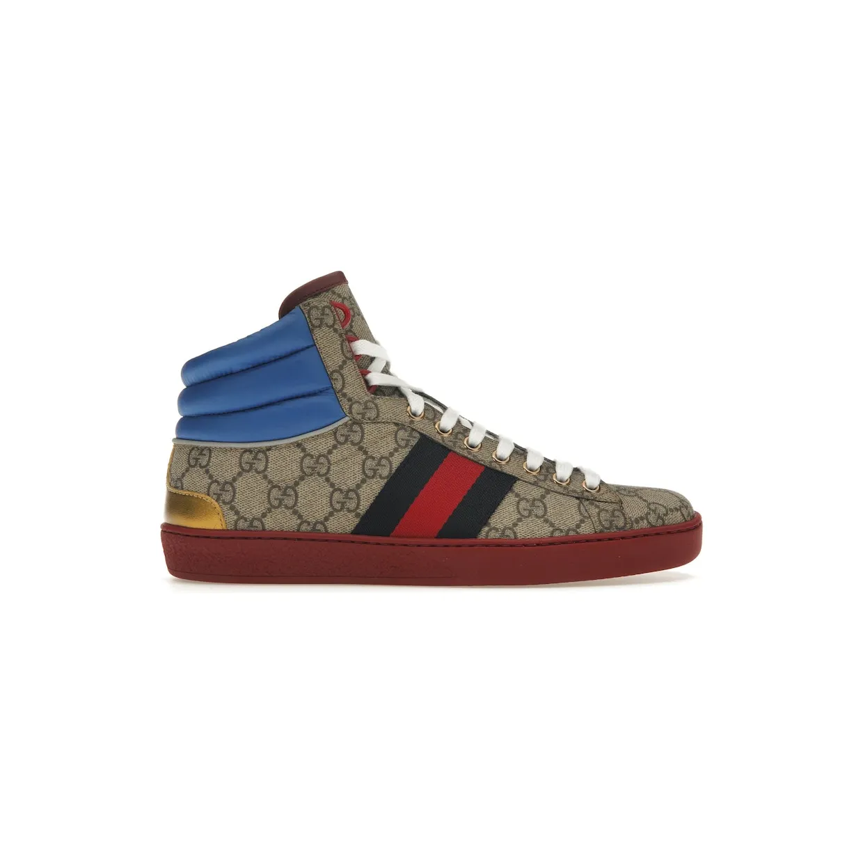 Gucci Ace GG High Top Beige Ebony