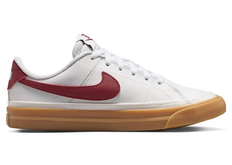 Nike Court Legacy White Gum Yellow Team Red (DA5380-132)