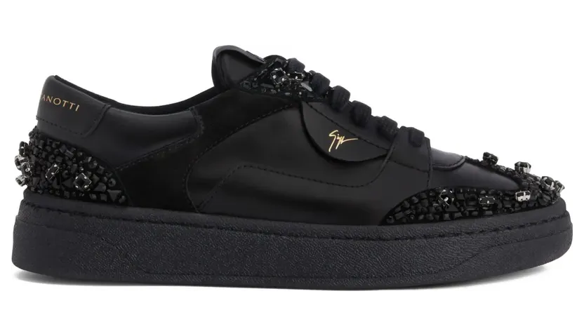 Giuseppe Zanotti GZ94 sneakers met geborduurde stras – Zwart (RW50028001)