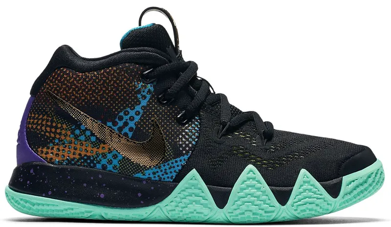 Nike Kyrie 4 Mamba Mentality (PS) Black/Sonic Yellow-Purple Venom (AV3596-001)