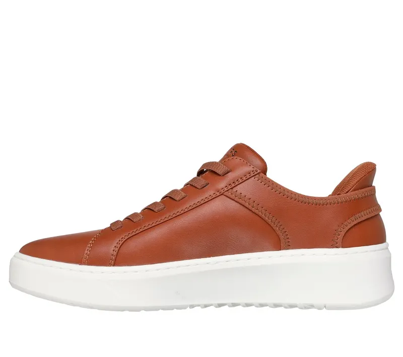 Skechers Slip-ins: Court Break – Double Vented Sneaker Cognac