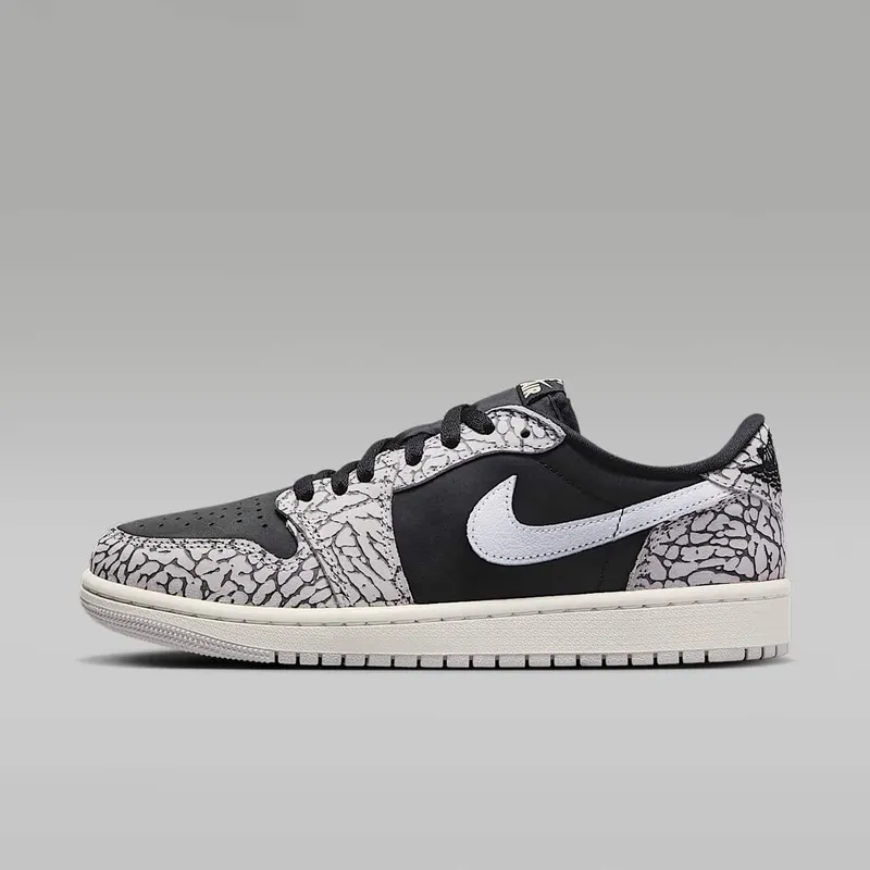 Jordan Air Jordan 1 Low “Black/Grey/White” (CZ0775-001)