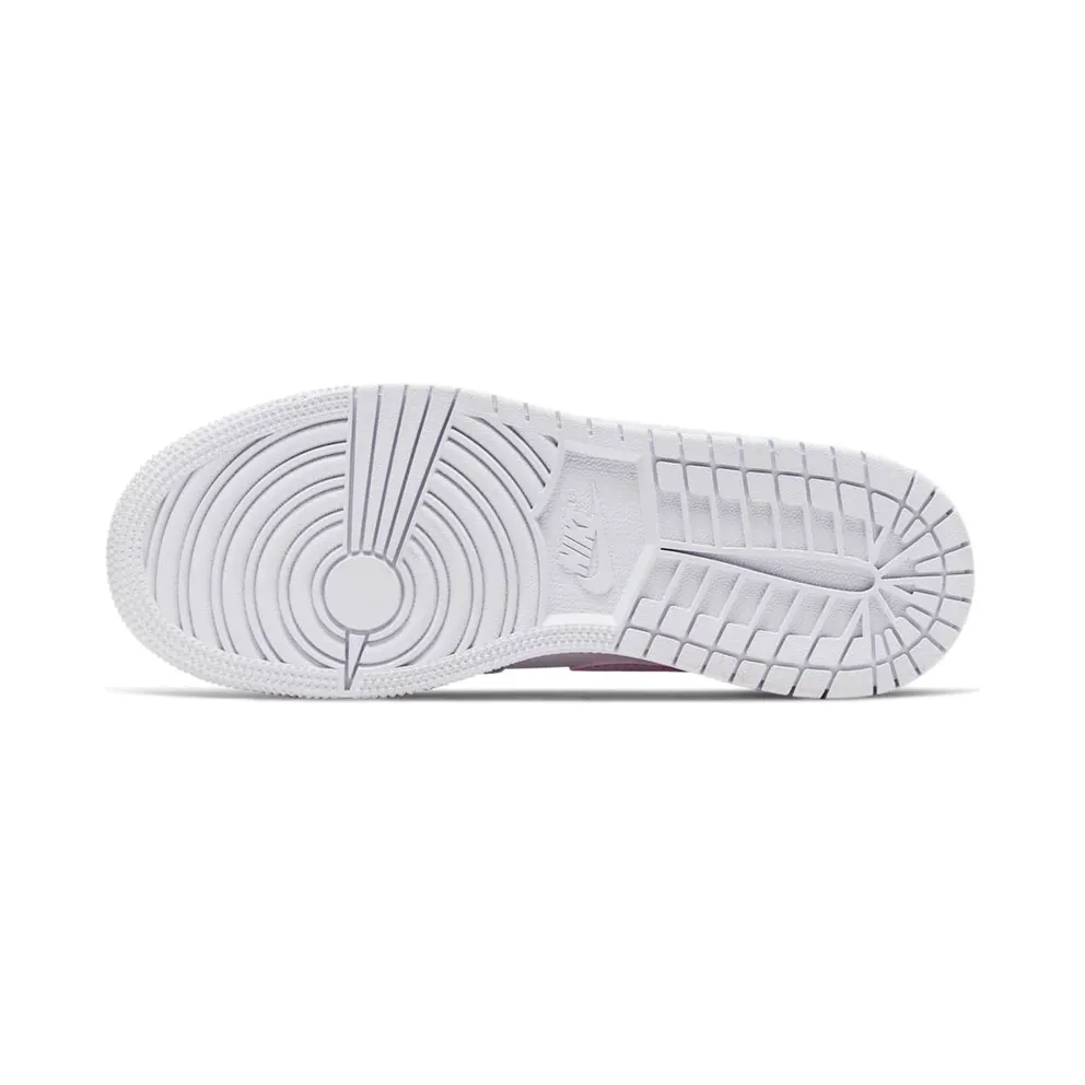 Air Jordan 1 Low White Green Pink (GS) (554723-101)