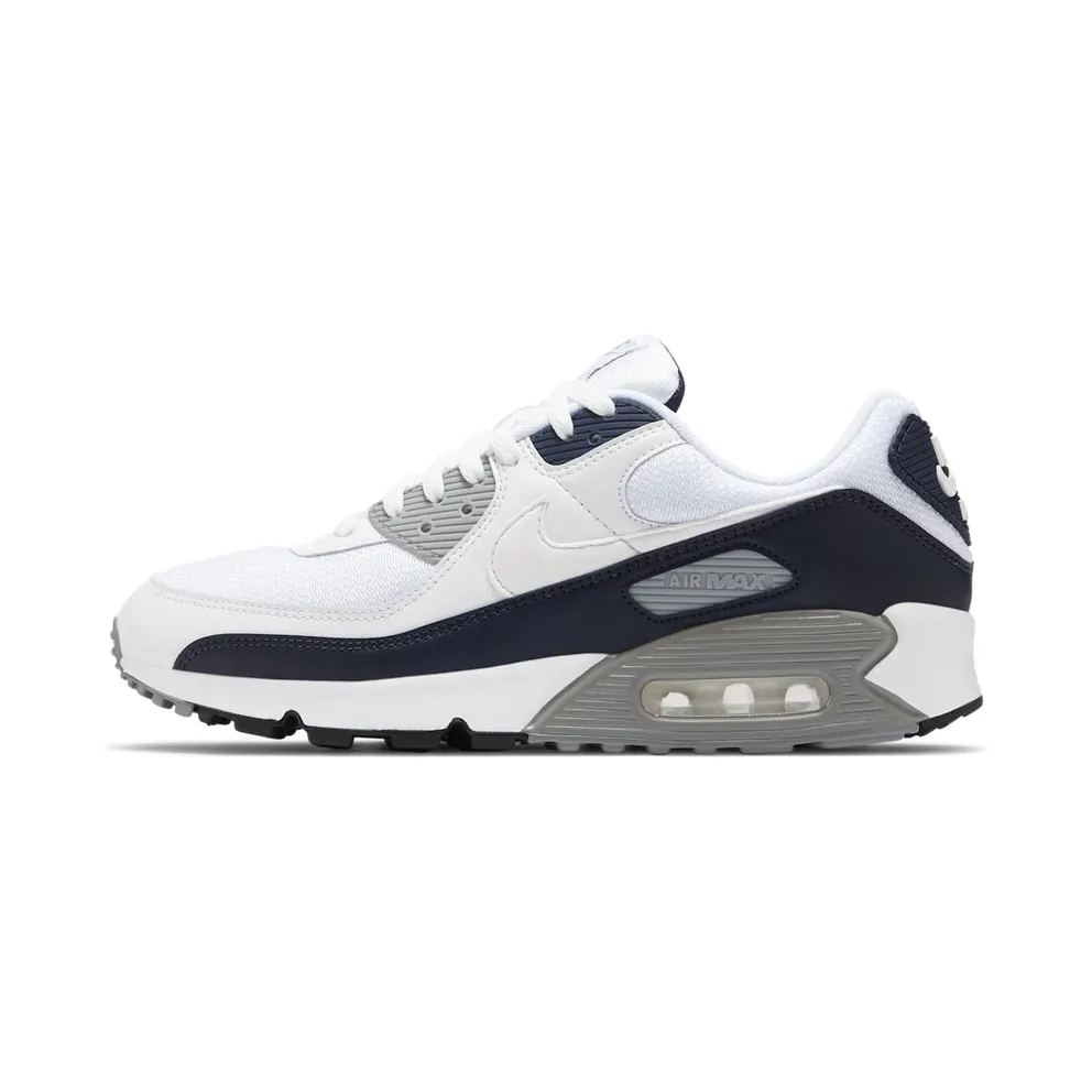 Nike Air Max 90 White / White / Particle Grey / Obsidian (CT4352-100)
