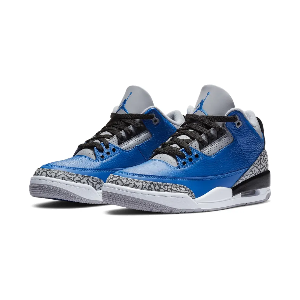 Air Jordan III 3 Retro Varsity Royal Cement (2020) (CT8532-400)