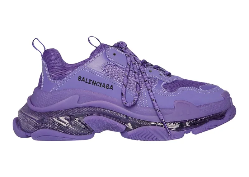 Balenciaga Triple S Clear Sole Deep Purple (W) (544351W2GA16910)