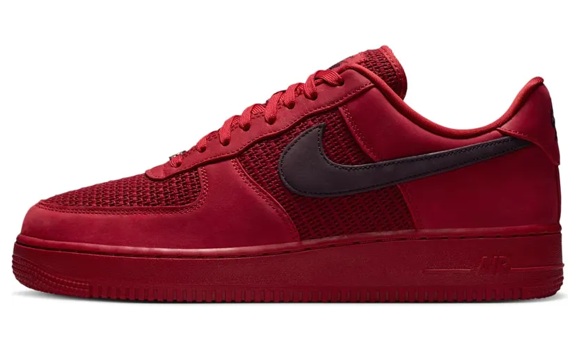 Nike Air Force 1 ’07 LV8 “Tough Red Metallic Silver” (II9807-600)