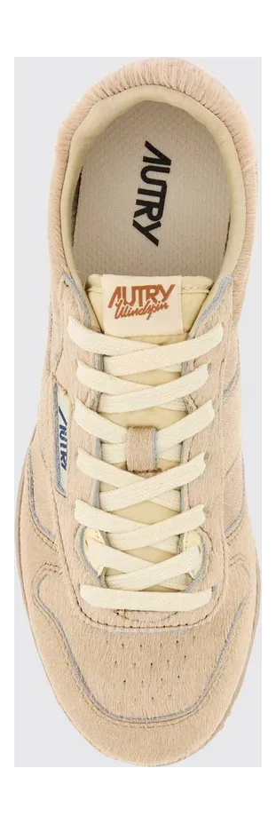 Autry Windspin Low-Top Sneakers in Pony-Effect Leather Ivory (WSLWBN04) (2)