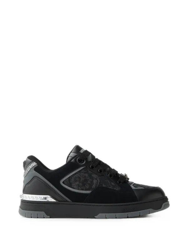 Versace Biggie Basket leren with jacquard – Black (10256551A14764)