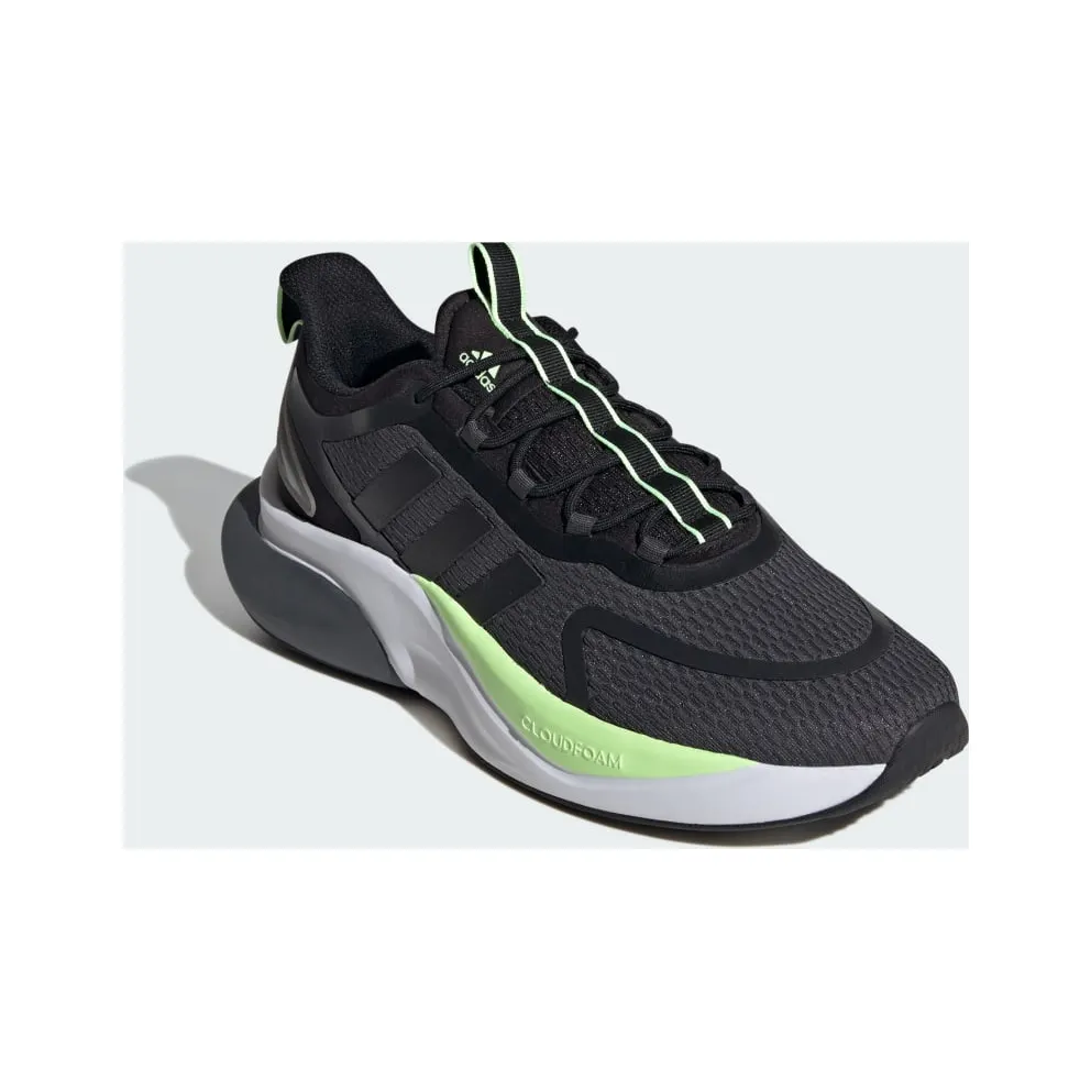 adidas Alphabounce+ Bounce Grey Six / Core Black / Green Spark (IG3584)