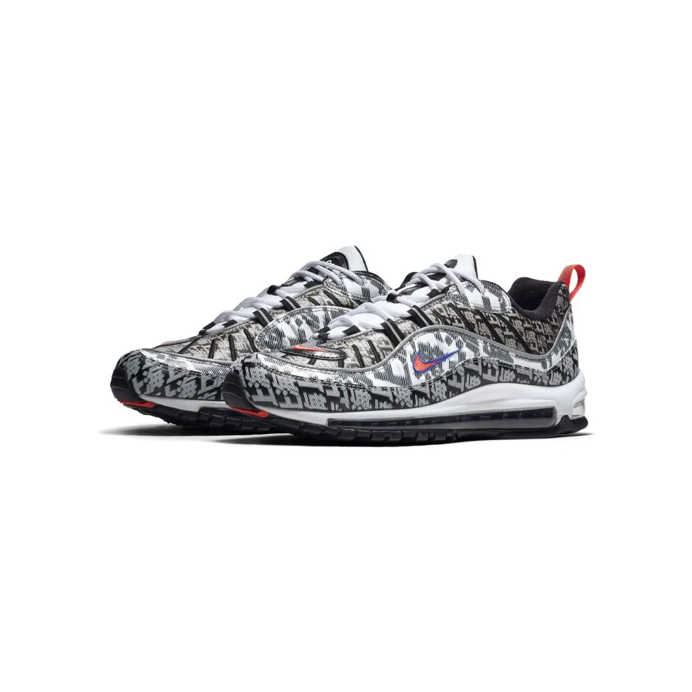 Nike Air Max 98 Shanghai Marathon (2018) Black/White-Metallic Silver (BV6955-106)