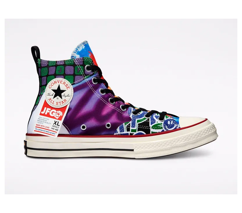 Converse Joe Freshgoods x Chuck 70 High ‘JFG Family Reunion’ Black/Multi/Egret (170646C)