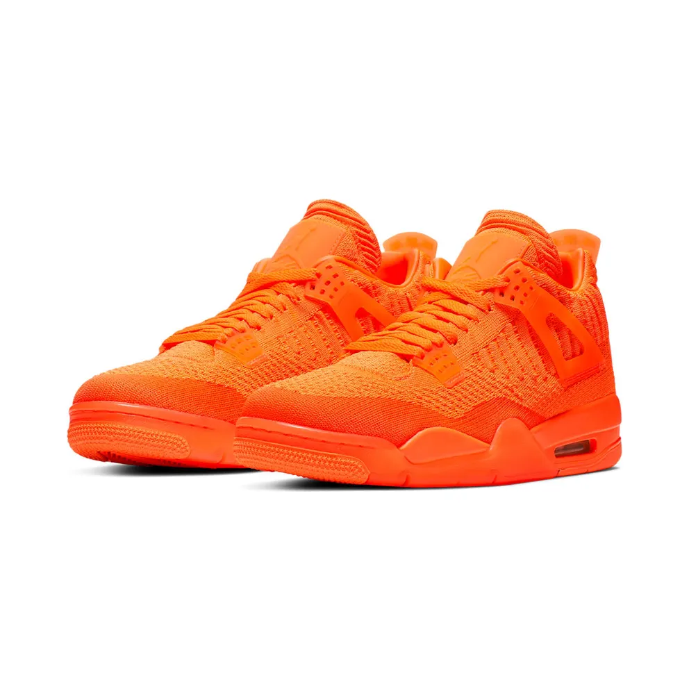 Jordan 4 Retro Flyknit Orange Orange/Black-Orange (AQ3559-800)