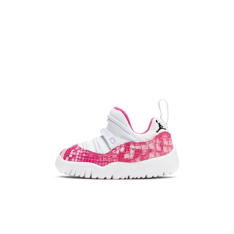 Jordan 11 Retro Little Flex Snake Watermelon (TD) White/Black-Watermelon (BQ7104-106)