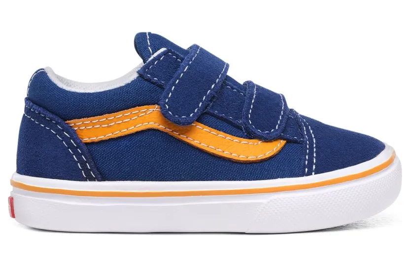 VANS Pop Comfycush Old Skool V Schoenen Voor Peuters (Blauw)