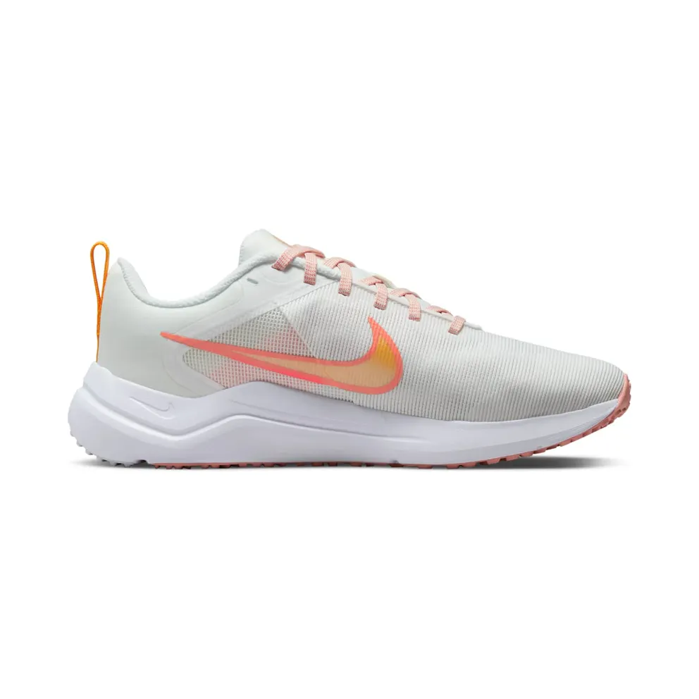 Nike Downshifter 12 White Gold Pink (DD9294-101)
