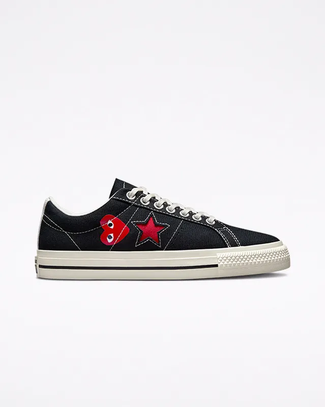 Converse Converse x Comme des Garçons PLAY One Star Black/Red/White