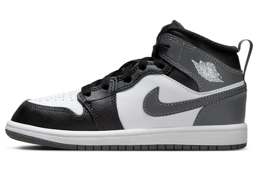 Jordan 1 Mid Black White Iron Grey (DQ8424-001)