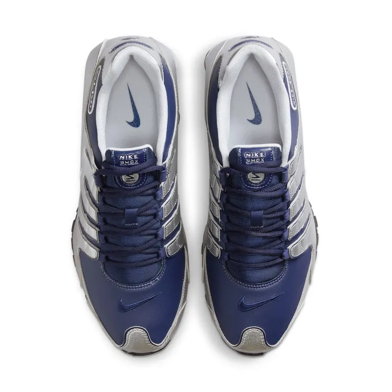 Nike Shox NZ Midnight Navy Metallic Silver (378341-402)