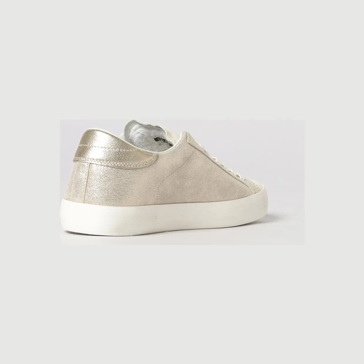 D.A.T.E D. A.T. E. Hill Sneakers in Laminated Suede Platinum (W441HLSTPL) (2)