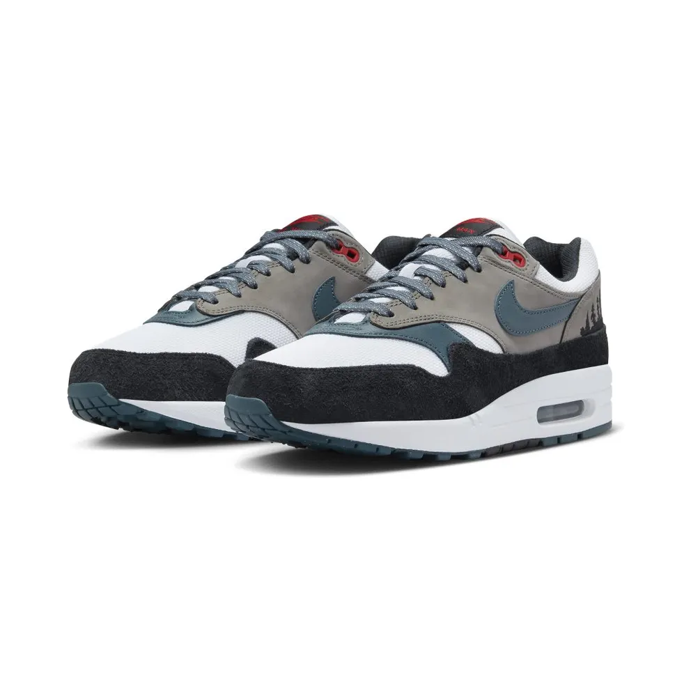 Nike Air Max 1 Premium White/Black/Soft Grey/Slate Blue (FJ0698-100)