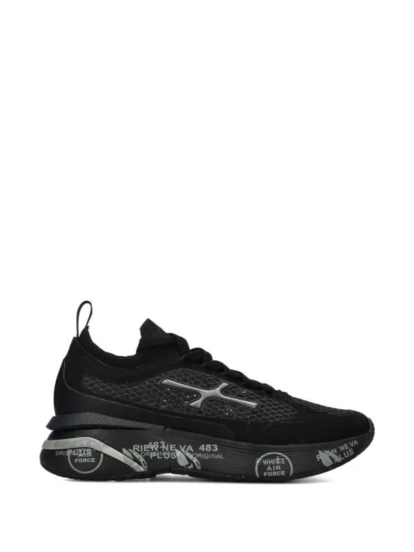 Premiata MoeRun mit Mesh-Einsatz – Black (MOERUND8261)