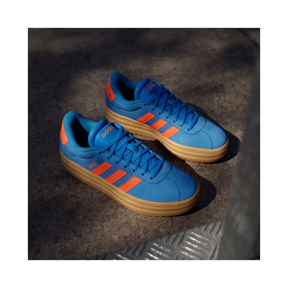 adidas VL Court Bold “Ray Blue / Impact Orange / Gum” (IH9154)