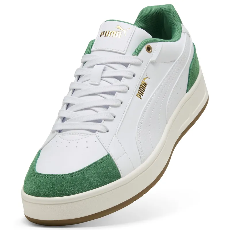 Puma Court Classico Sport “Puma White / Puma White / Archive Green” (400731_12)