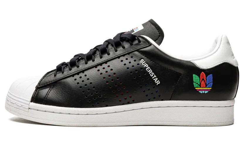 adidas Superstar Core Black / Green / Cloud White (FW5387)