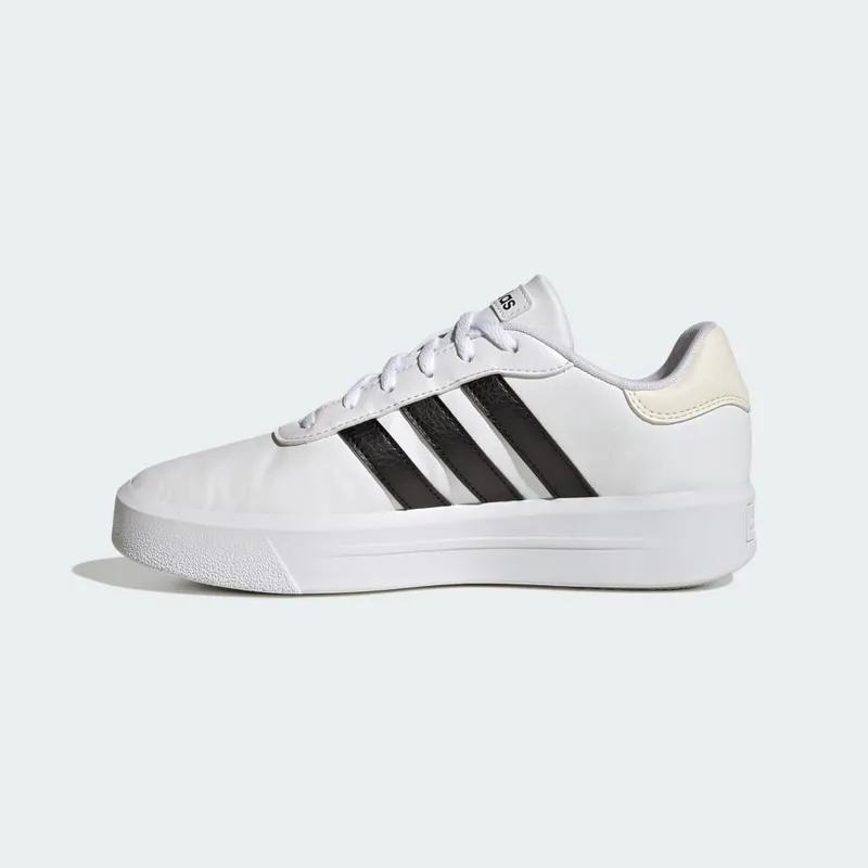 Adidas Court Platform Cloud White / Core Black / Chalk White (HQ4532)