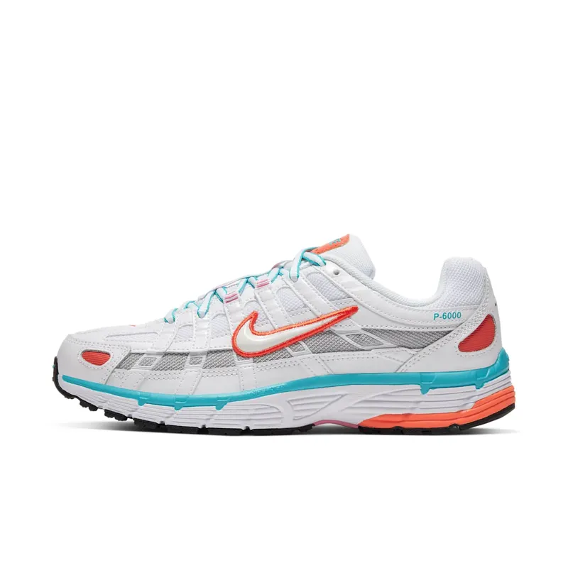 Nike P-6000 White (W) White/Oracle Aqua/Magic Flamingo (BV1021-105)