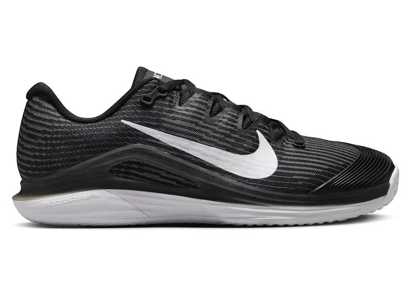 Nike Court Vapor 12 Clay Black Dark Smoke Grey White (HQ6027-001)