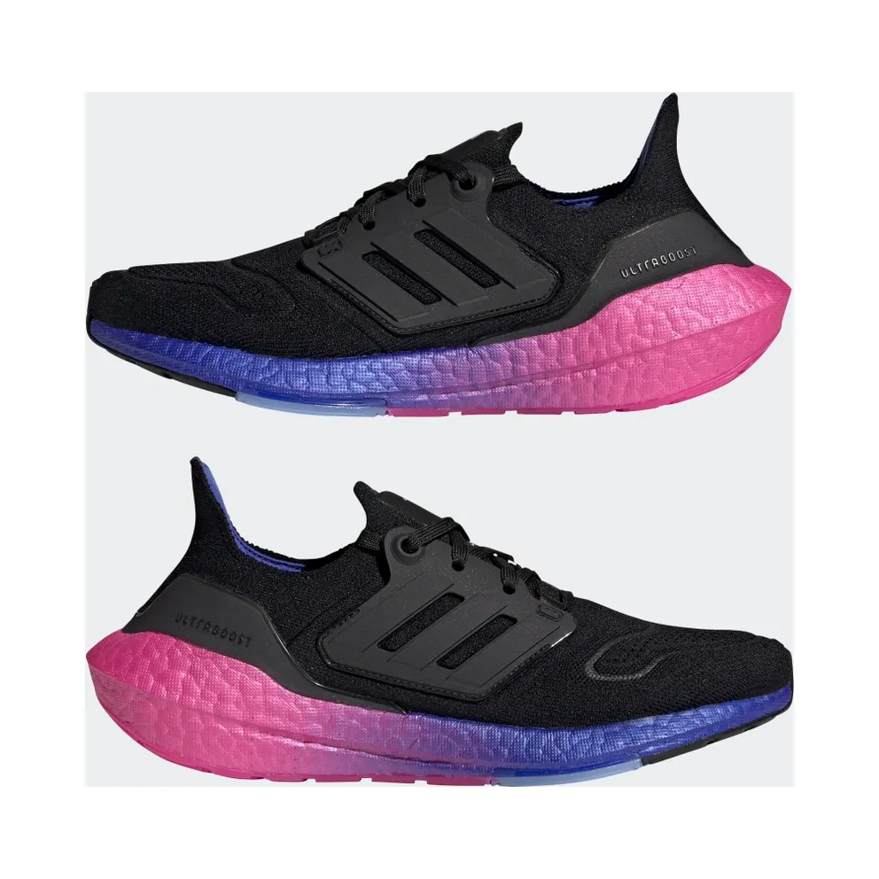 adidas Ultraboost 22 Core Black / Core Black / Lucid Blue (HQ8591)