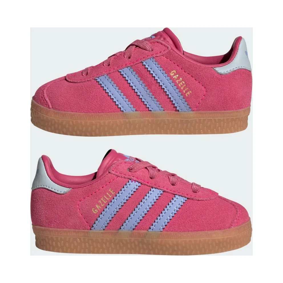 Adidas Gazelle Comfort Closure with Elastische Veters Kids Shock Pink / Blue Spark / Halo Blue (JR5938)