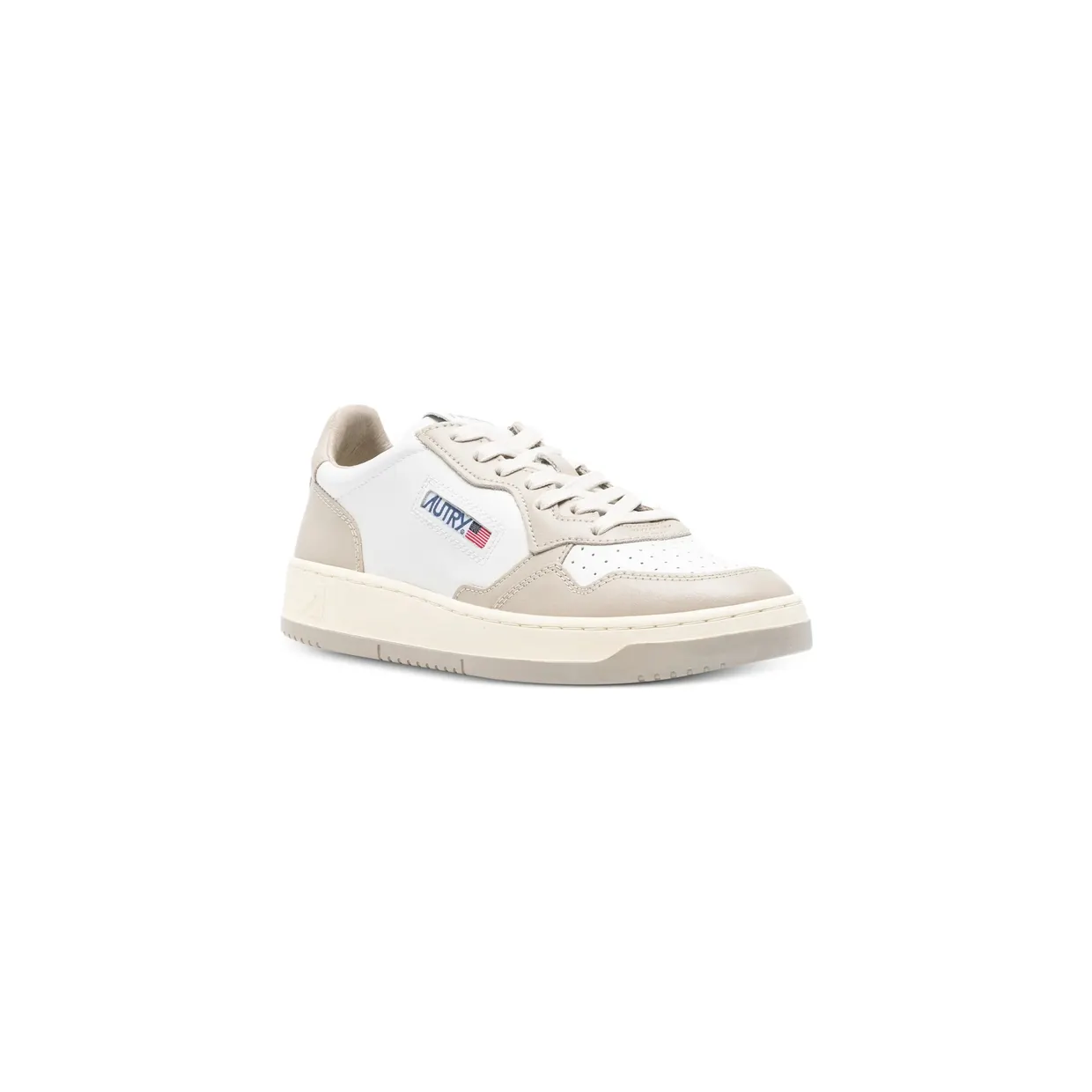 Autry Medalist Panelled Leather “White/Neutrals” (AULM WB67) (4)