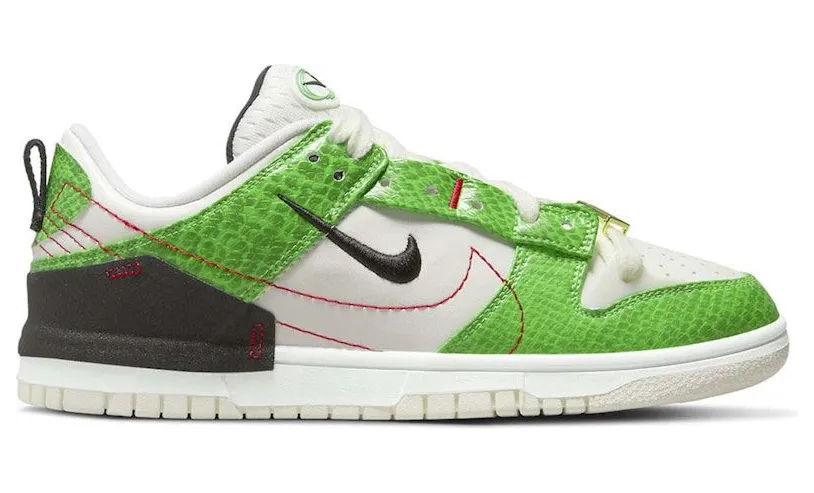Nike Dunk Low Disrupt 2 Just Do It Snakeskin Green (DV1491-101)