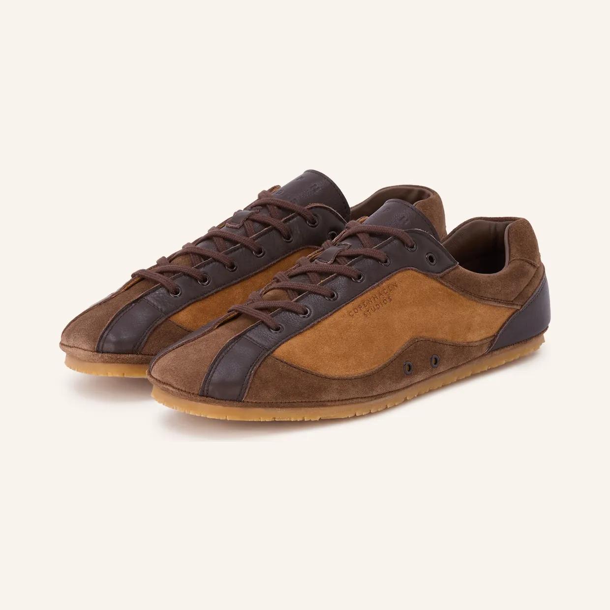 Copenhagen Studios Copenhagen suede leather-panelled “Brown” (CPH723) (3)