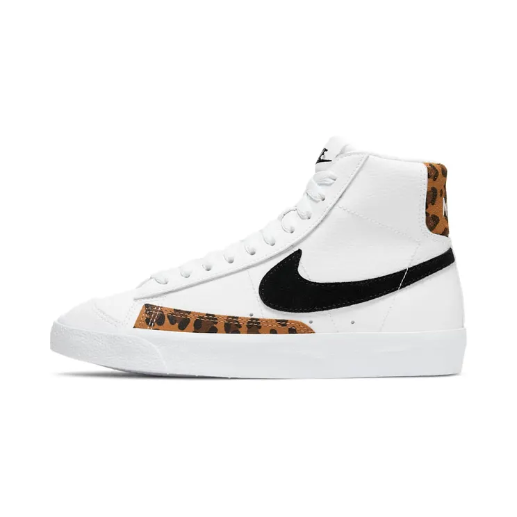 Nike Blazer Mid 77 White Leopard (GS) “White / Black” (DJ4603-100)