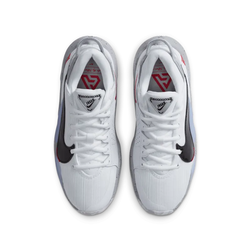 Nike Zoom Freak 2 White Cement (GS) White/White-University Red-Grey Fog (CN8574-100)