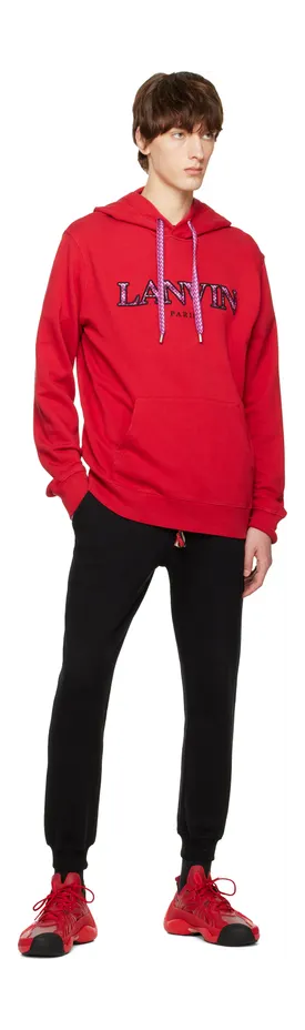Lanvin Red Flash-X Sneakers (FM-SKIK00-MEFR-H22) (5)