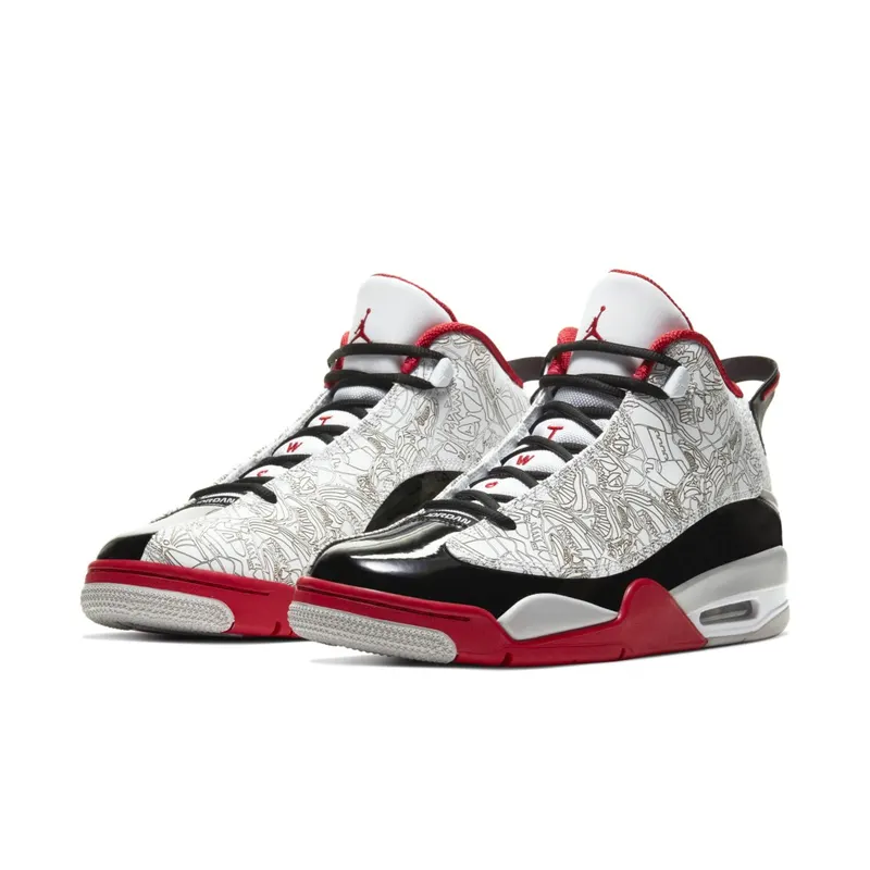 Jordan Dub Zero White Varsity Red White/Varsity Red/Neutral Grey (311046-116)