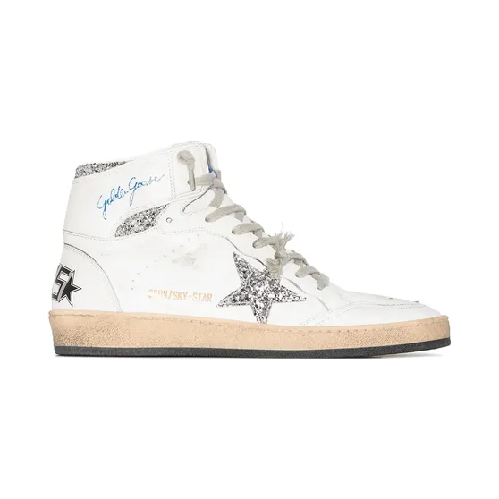 Golden Goose Sky-Star High-Top-Sneakers “White” (GWF00230F002192)