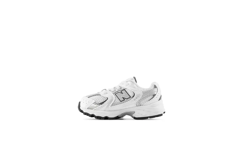 NEW BALANCE 530 BUNGEE LACE “NB WHITE / NATURAL INDIGO / Silver Metallic” (IZ530SB1)