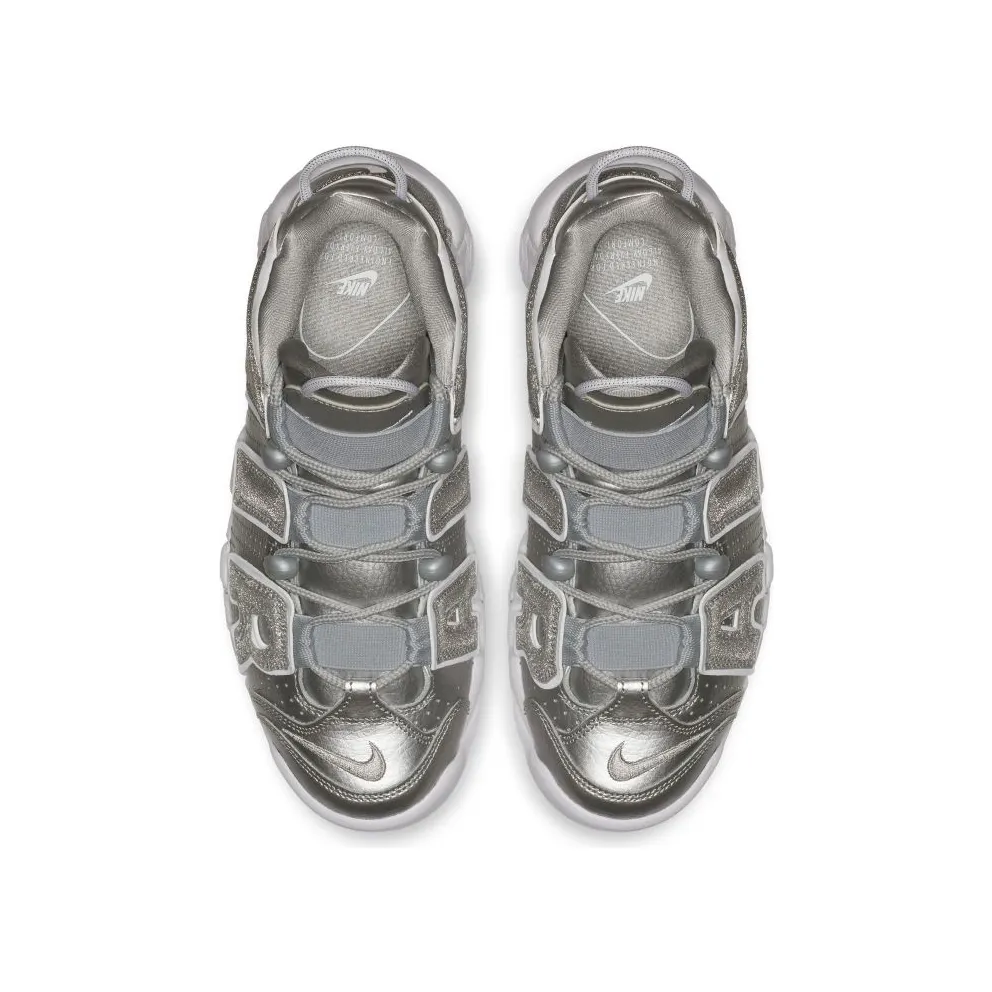 Nike Air More Uptempo Loud And Clear (W) Metallic Silver/Metallic Silver-White (917593-003)