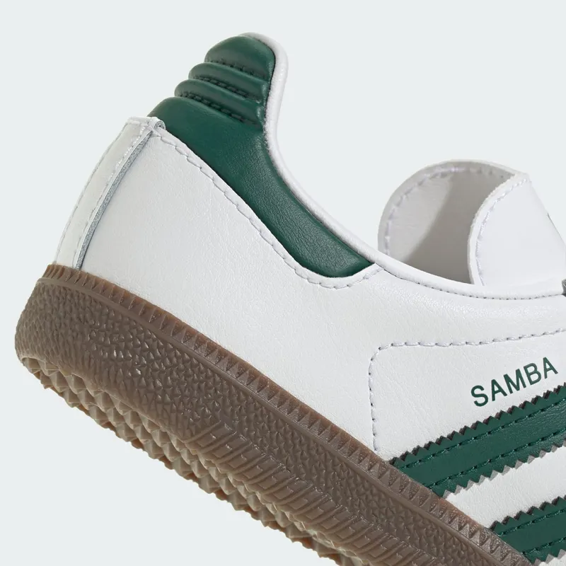 Adidas Samba OG PS “White Collegiate Green Gum” (JQ2840)