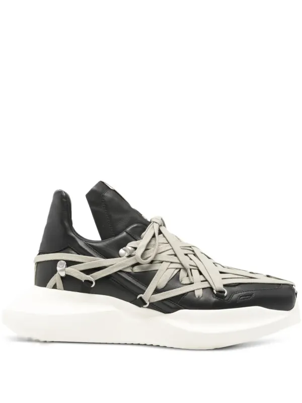 Rick Owens mit Schnürung – Black (RU01F2812LCOW1)