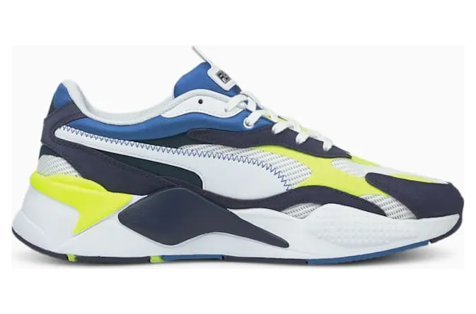 Puma RS-X³ Twill Air Mesh Wit/Blauw (368845-01)