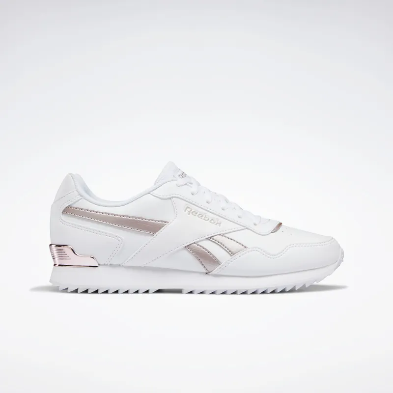 Reebok Royal Glide Ripple Clip Schoenen Cloud White / Quartz Met / Frost Berry